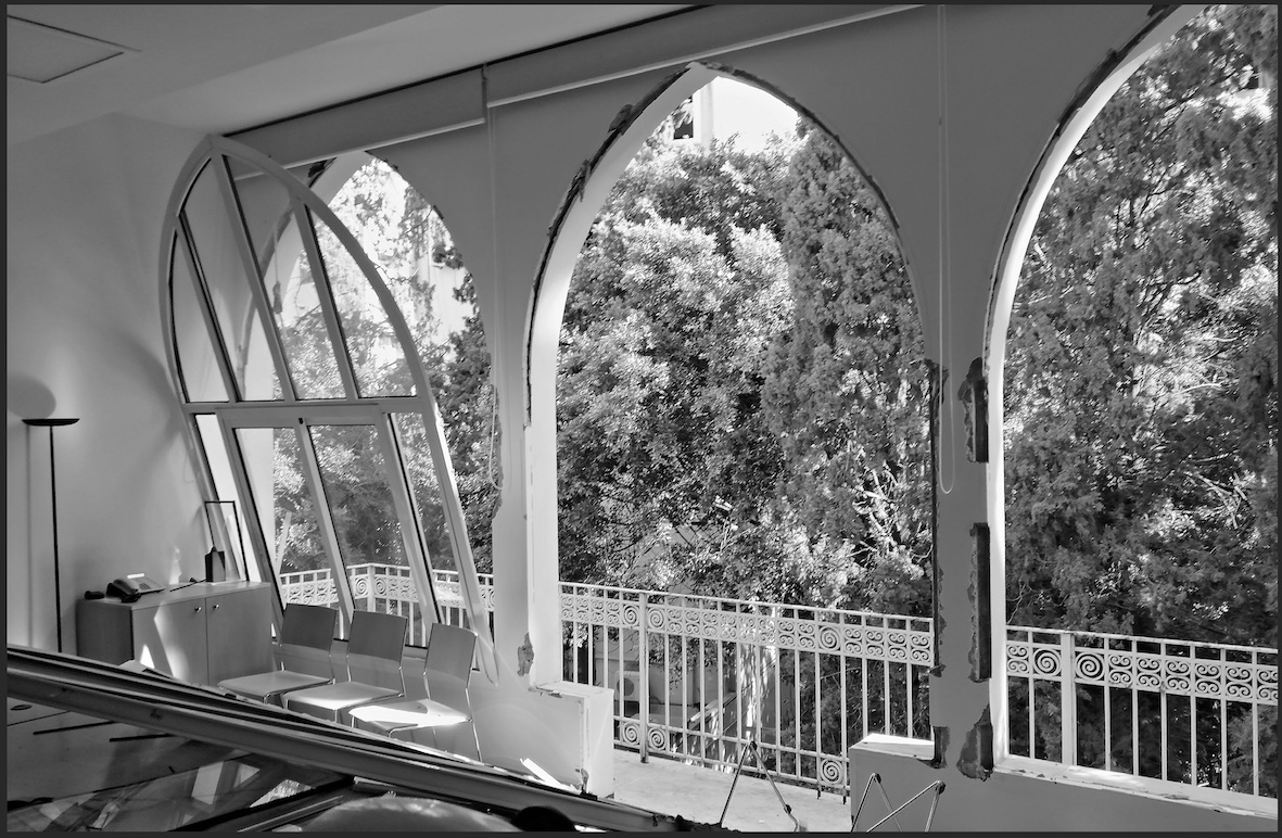 Meeting room at the Orient-Institut Beirut damaged by the Beirut Port explosion on 4 August 2020. Source: OIB